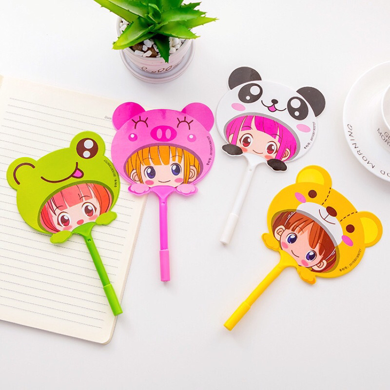 Bút bi hình quạt dễ thương