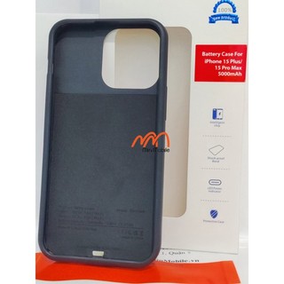 Ốp Lưng Kiêm Sạc Dự Phòng 15 Pro Max 5000mAh