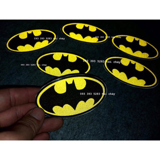 [ 1 MIẾNG ] TEM BATMAN PHẢN QUANG DÁN TRANG TRÍ XE