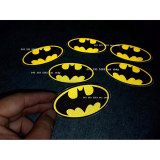 [ 1 MIẾNG ] TEM BATMAN PHẢN QUANG DÁN TRANG TRÍ XE