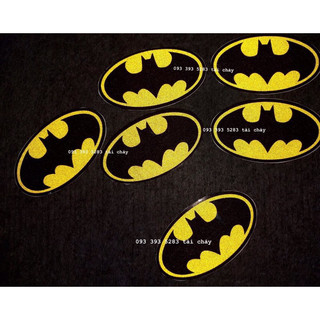 [ 1 MIẾNG ] TEM BATMAN PHẢN QUANG DÁN TRANG TRÍ XE