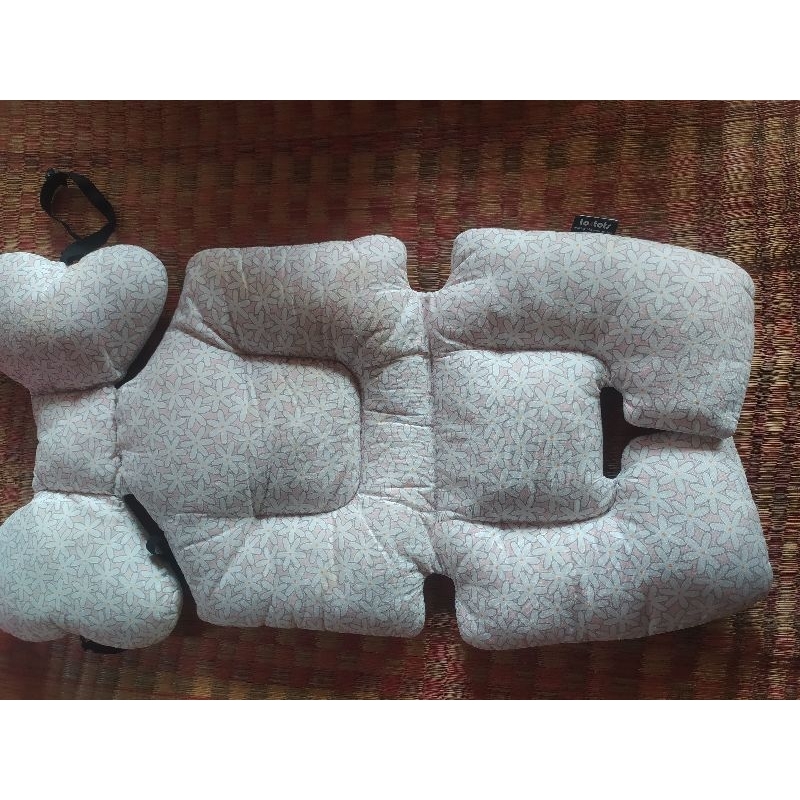 Lót xe đẩy nệm dày thông hơi hàng si Hàn