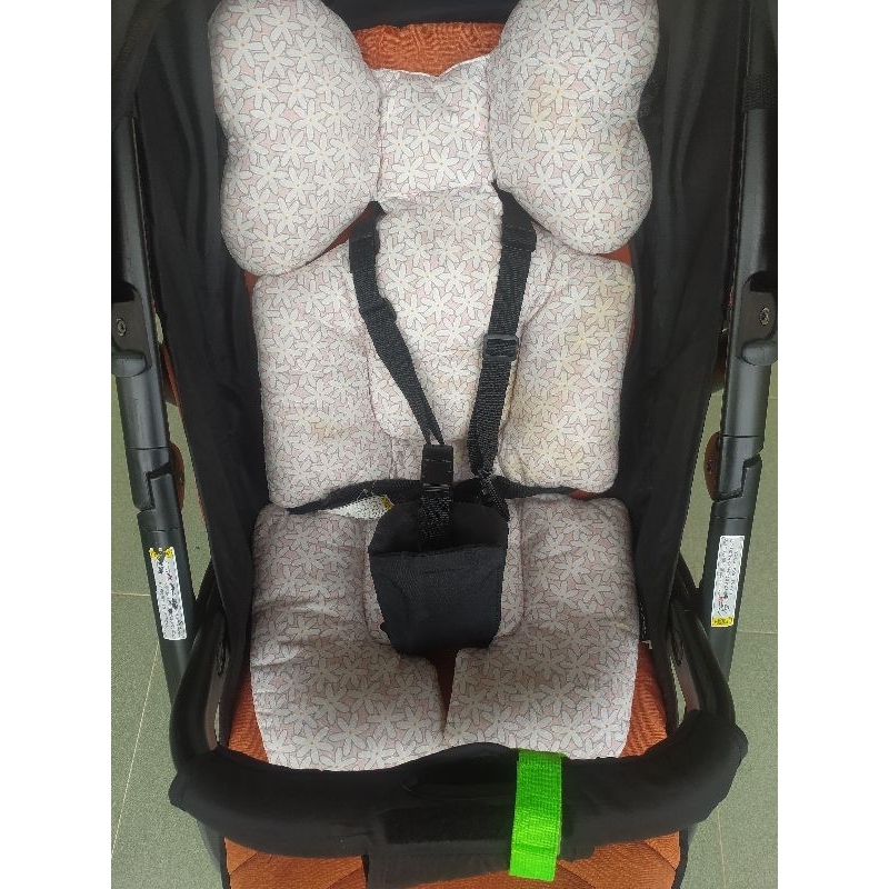 Lót xe đẩy nệm dày thông hơi hàng si Hàn