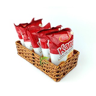 Khay Chữ Nhật Nhựa Đan Giả Mây Khung Sắt Sơn Tĩnh Điện - Size 10 x 20 cm