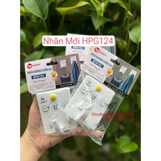 Móc vuông HPG124 - Móc dán treo tường nhỏ gọn, tiện lợi HOFACO