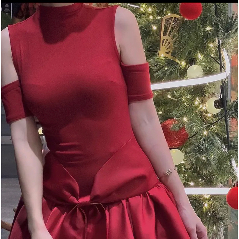 Set Áo Thun Bozip Chân Váy Xoè TKCC BAGEO