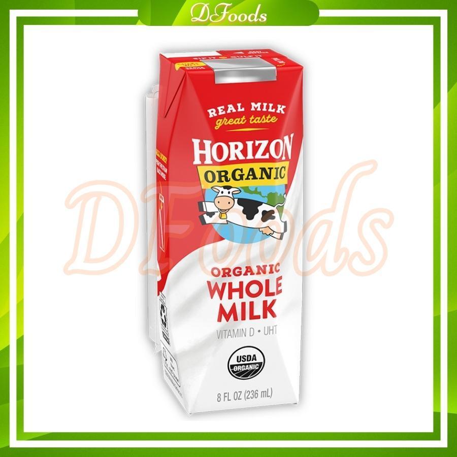 Combo 2 Thùng 18 Hộp Sữa Nước Horizon Organic Whole Milk