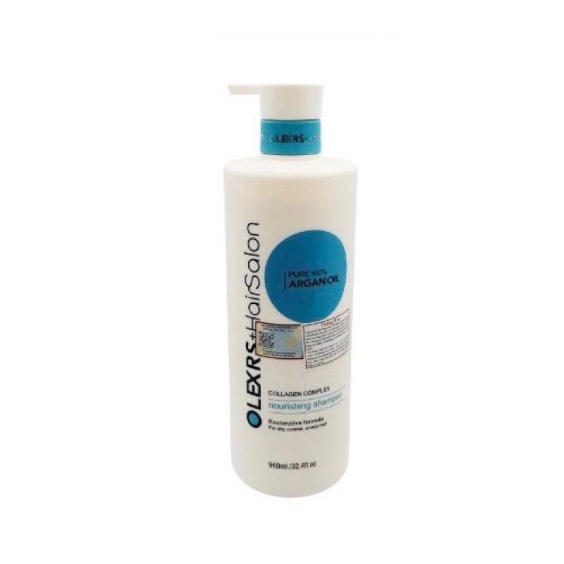 Cặp Dầu Gội Xả 500ml/960ml Olexrs Argan Oil Collagen Hair Salon