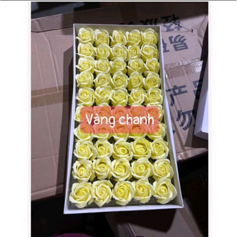 Hoa hồng hỉ sáp phối màu 3 lớp loại 1