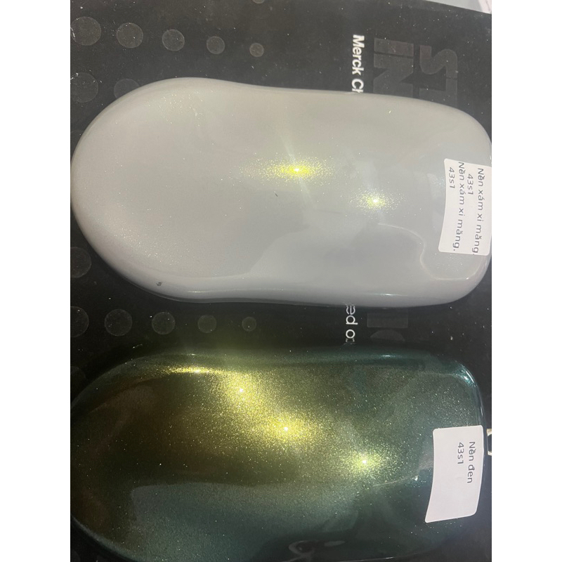 Sơn xe máy 3D ánh vàng xanh 43s1