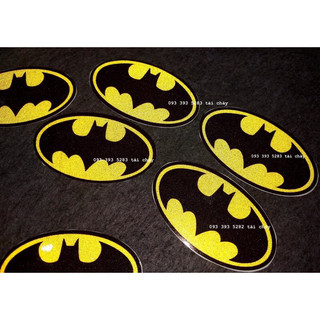 [ 1 MIẾNG ] TEM BATMAN PHẢN QUANG DÁN TRANG TRÍ XE