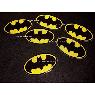 [ 1 MIẾNG ] TEM BATMAN PHẢN QUANG DÁN TRANG TRÍ XE