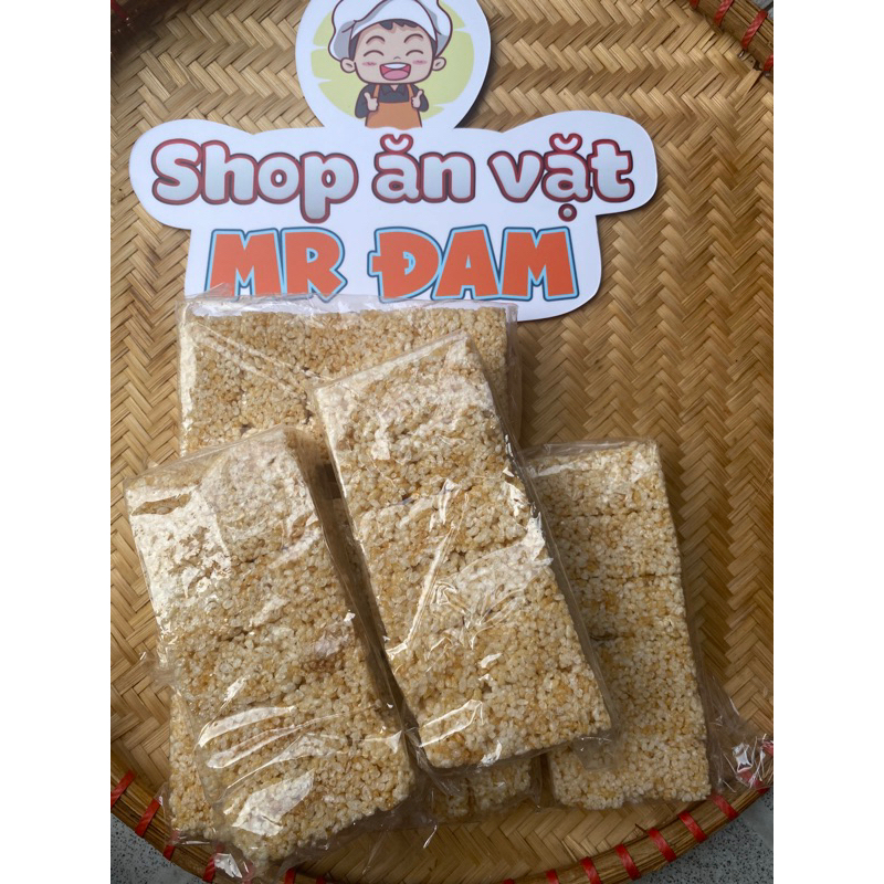 Cốm gạo ngào đường mật gói 6 miếng thơm ngon hàng mới