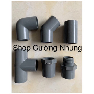 Cút góc- chếch- măng sông- tê- ren trong- ren ngoài 27