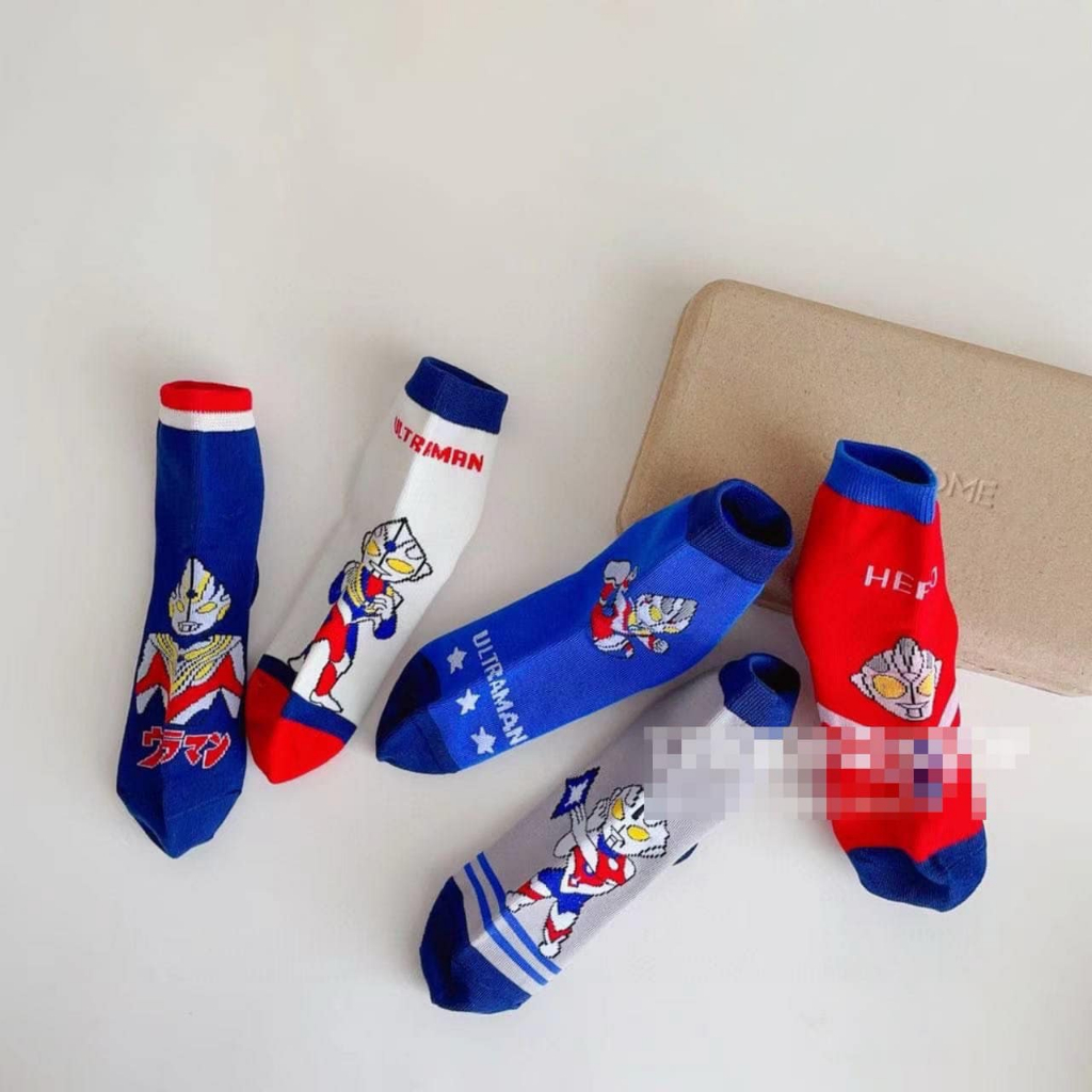 Tất gấu dâu tất, siêu nhân cho bé