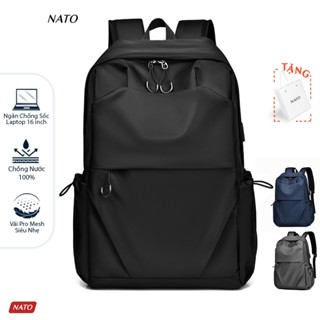 Balo NATO® "Grand - Backpack" Sợi Vải ProMesh Cao Cấp Đựng Laptop 16 Inch Nam Nữ Đẹp Đi Học