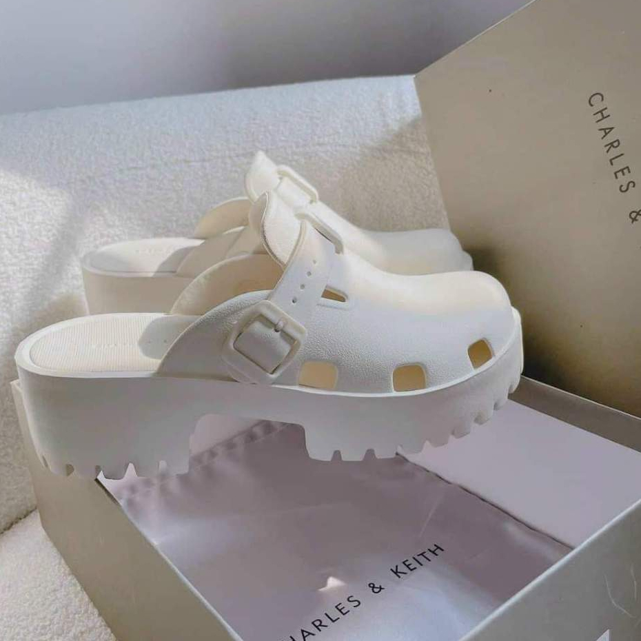 Dép sục bánh mì nữ quai ngang 2 quai đế dày CK262 fullbox