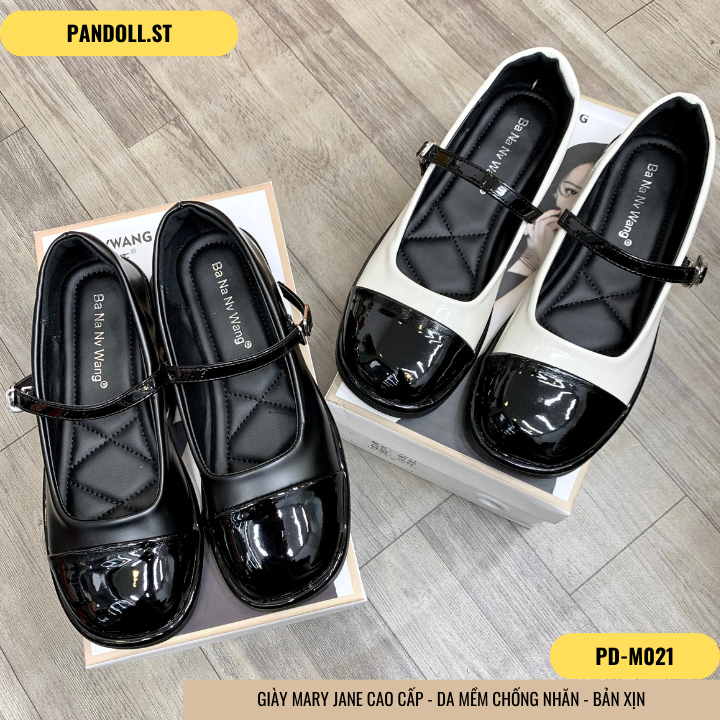 Giày búp bê nữ Mary-jane PD-M21 bản cao cấp fullbox