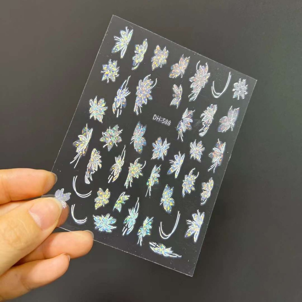 Mã sticke hoa trắng mới nhé a