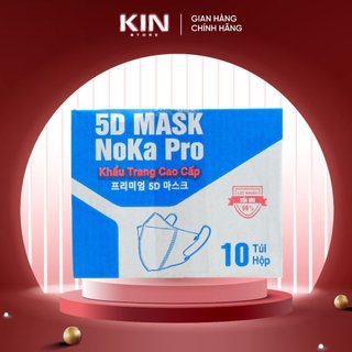 Hộp 100 cái khẩu trang 5d noka 4 lớp kháng khuẩn