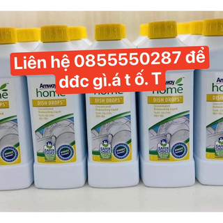 Nước rửa chén hữu cơ Dish.Drop 1L đậm đặc Aw chính hãng