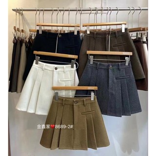 Chân váy dạ xếp ly Hàn 1993s boutique