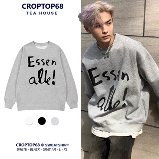 Áo Sweater Nam Nữ Form Rộng Nỉ Bông Cotton Unisex, Áo Khoác Hoodie Oversize Basic Trend Thu Đông 2023 - Flower3