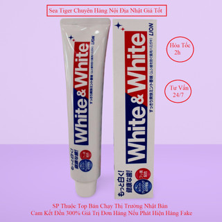 Kem Đánh Răng White and White Lion Nhật Bản 150g