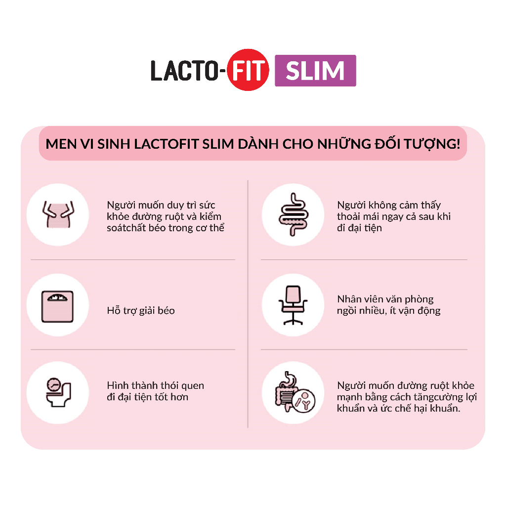 LACTO FIT SLIM 60 GÓI MÀU TÍM HỒNG HỖ TRỢ GIẢM CÂN