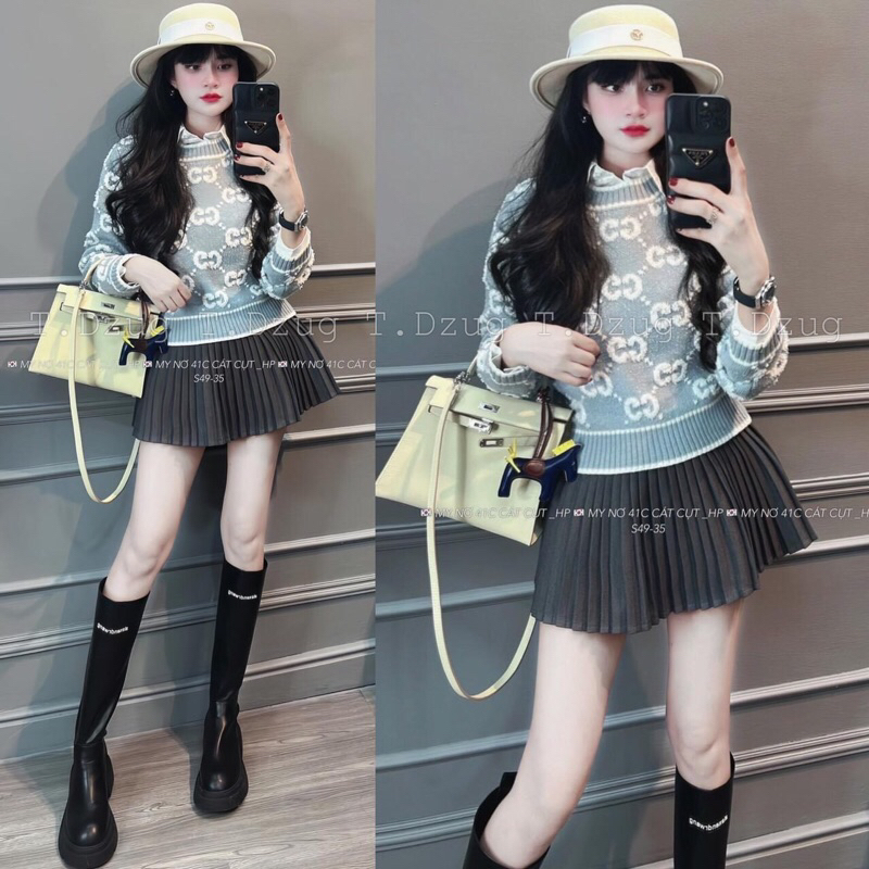 Áo len G.C cổ tròn hàng QCL1