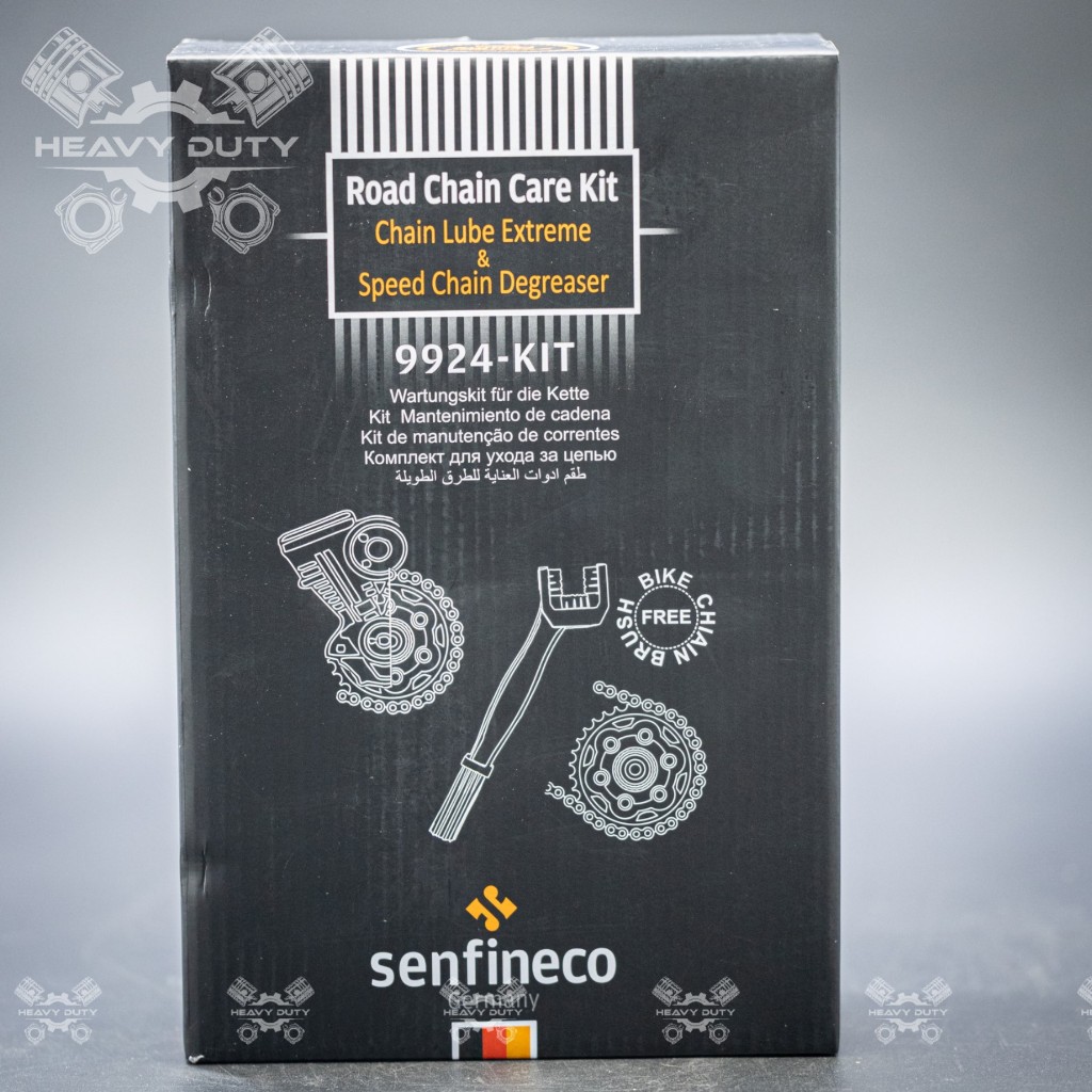 Senfineco 9924 9925 Road Chain Care Kit - Combo Dưỡng Vệ Sinh Sên Mỡ Bò Xanh Cao Cấp Senfineco