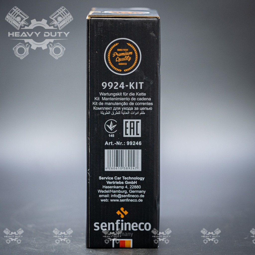 Senfineco 9924 9925 Road Chain Care Kit - Combo Dưỡng Vệ Sinh Sên Mỡ Bò Xanh Cao Cấp Senfineco