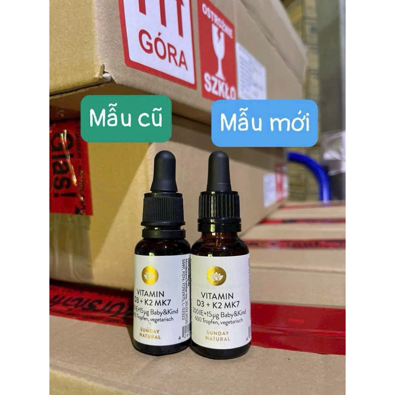  Vitamin D3 K2 MK7 Sunday Natural Của Đức