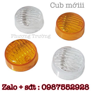 Nắp chụp đèn xi nhan , đen lái cub mới, cub 81 mới cam, trắng