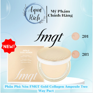 Phấn Phủ Nén The Face Shop Gold Collagen Ampoule Two-way Pact - 9.5g [201 - 203]