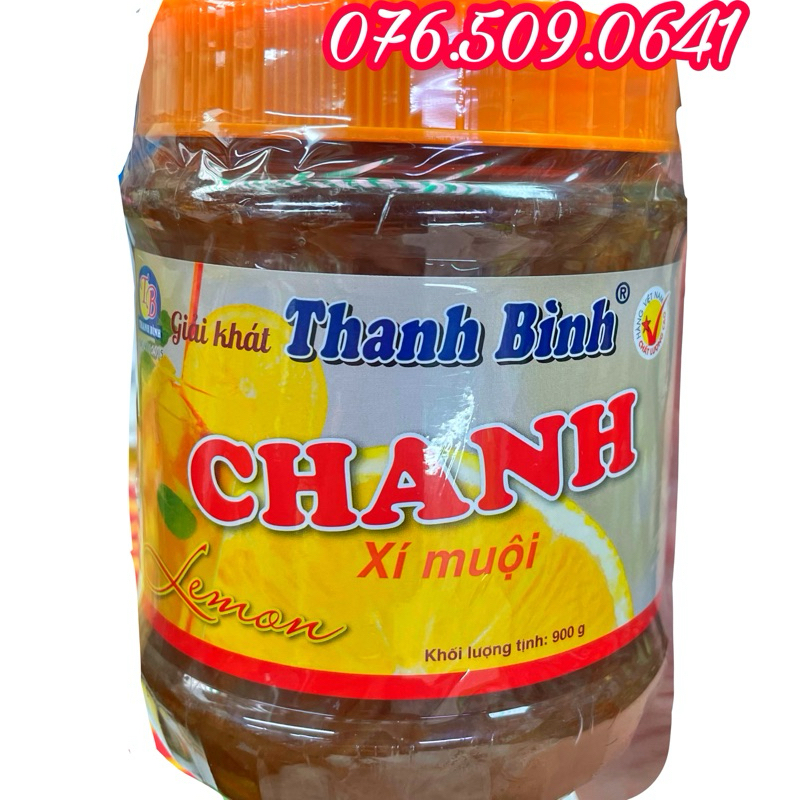 Chanh xí muội Thanh Bình hủ 900 gram