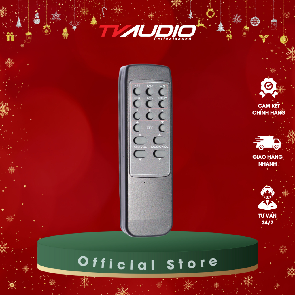 Điều khiển vang số đa năng phù hợp với dòng vang X Series, Dapro, BF, DB ThanhVu Audio Remote cho va
