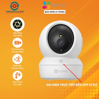Camera Wifi Trong Nhà Ezviz H6C PRO 2K+ 4MP Gọi Điện, Màu Ban Đêm - TRANGIATELECOM