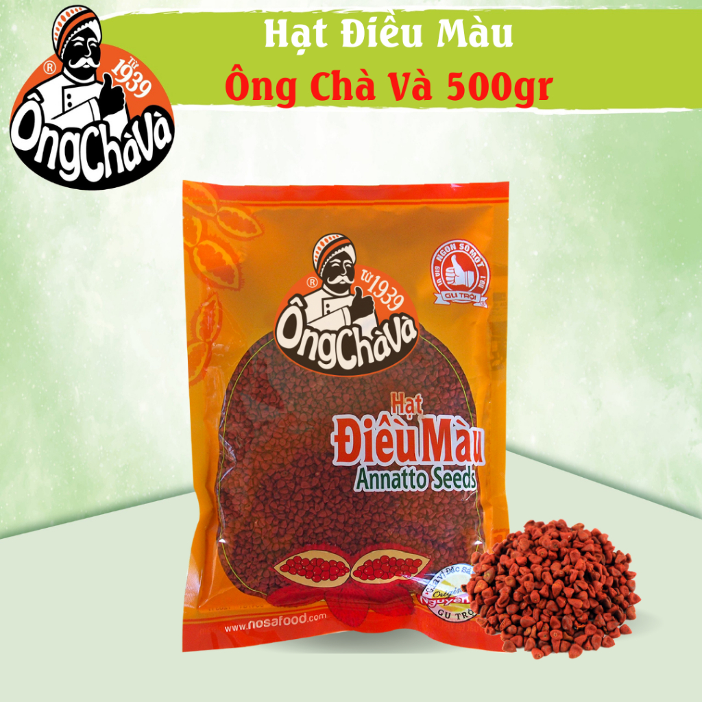 Hạt Điều Màu Ông Chà Và 500g (Annatto Seed)