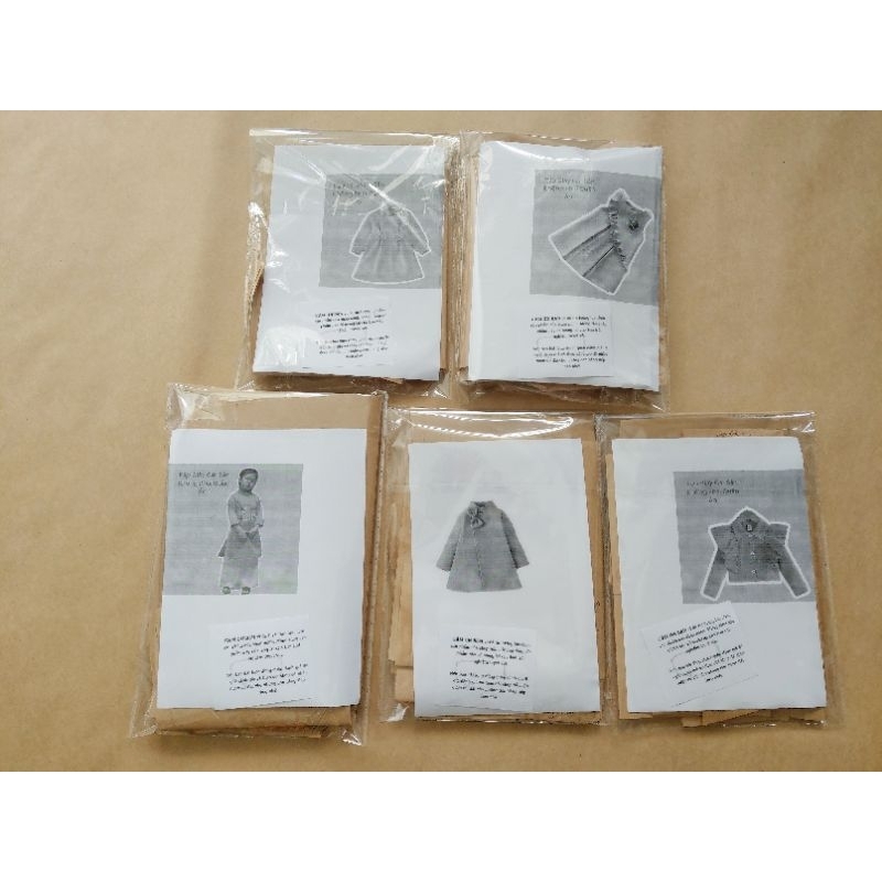 Rập giấy cắt sẵn - Rập giấy may áo sơ mi cộc tay nam