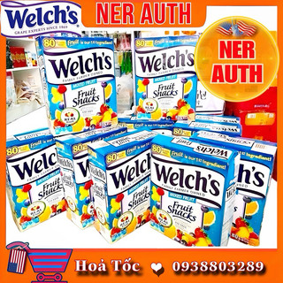 [Hoả Tốc] Kẹo Dẻo Dinh Dưỡng Trái Cây Tươi Welch’s Mixed Fruit Snacks thùng 2Kg 90 gói [Mỹ Date Mới]