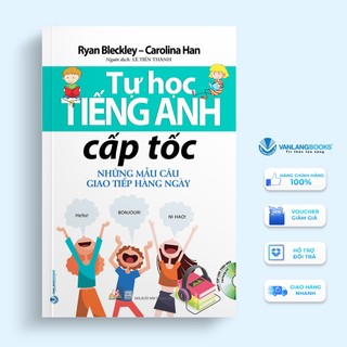 Sách Vanlangbooks - Tự Học Tiếng Anh Cấp Tốc - Những Mẫu Câu Giao Tiếp Hàng Ngày