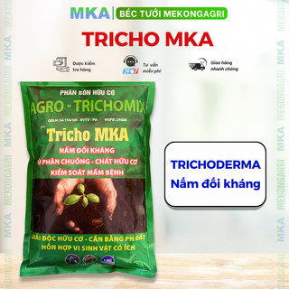 Trichoderma MKA nấm đối kháng bảo vệ rễ, ủ phân hữu cơ, xác bã thực vật