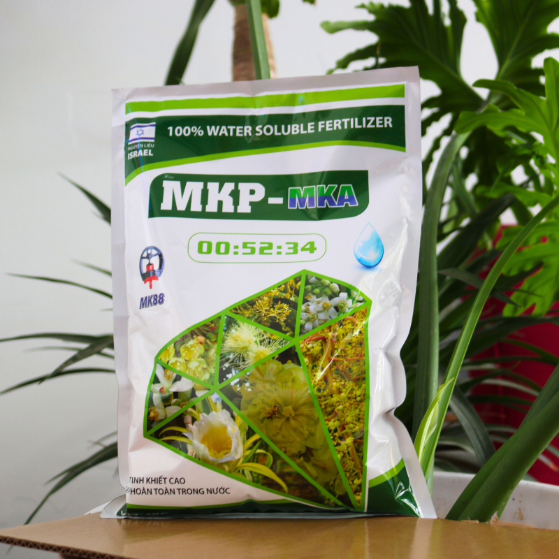 Phân bón MKP 0 52 34 MKA chặn đọt làm già lá tạo mầm hoa phân bón mekong