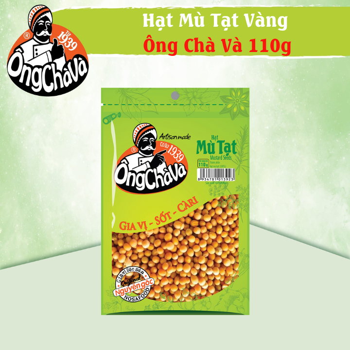 Hạt Mù Tạt Vàng Ông Chà Và 110g (Yellow Mustard Seeds)