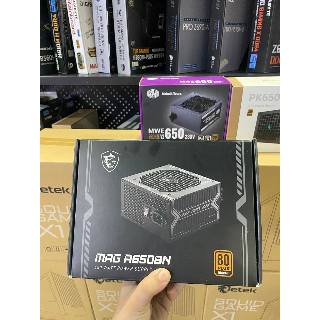 Nguồn MSI MAG A650BN 650W 80 Plus Bronze
