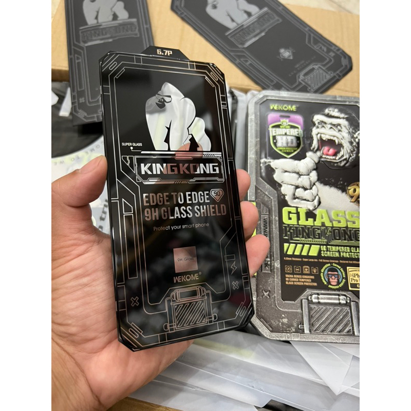 [ Đã có iP15 ] Kính Cường Lực WK King Kong WTP - 066 Iphone 6 đến 15 pro max