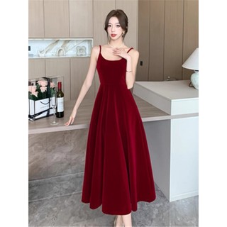 đầm 2 dây xòe màu đỏ tươi xinh dự tiệc ( thời trang bigsize vicky.g anitagreen) N1123