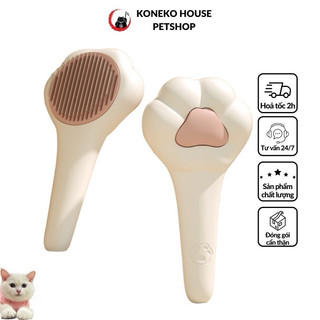 Dụng cụ chăm sóc - Lược chải lông nút bấm tiện lợi