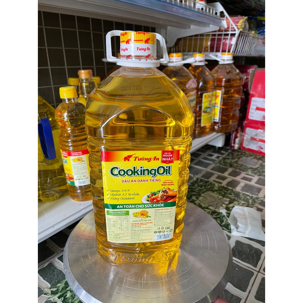 Dầu ăn Tường An Cooking Oil 3 size 250g 1L & 5L - Ăn vặt Yu Yu Tây Ninh
